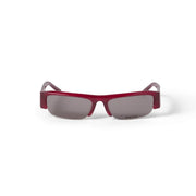 Miu Miu Vedette Women Grey Lenses Burgundy / Wine Red Sunglasses