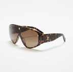 Chanel Women Eleanor Cat-Eye Tortoise Brown Sunglasses