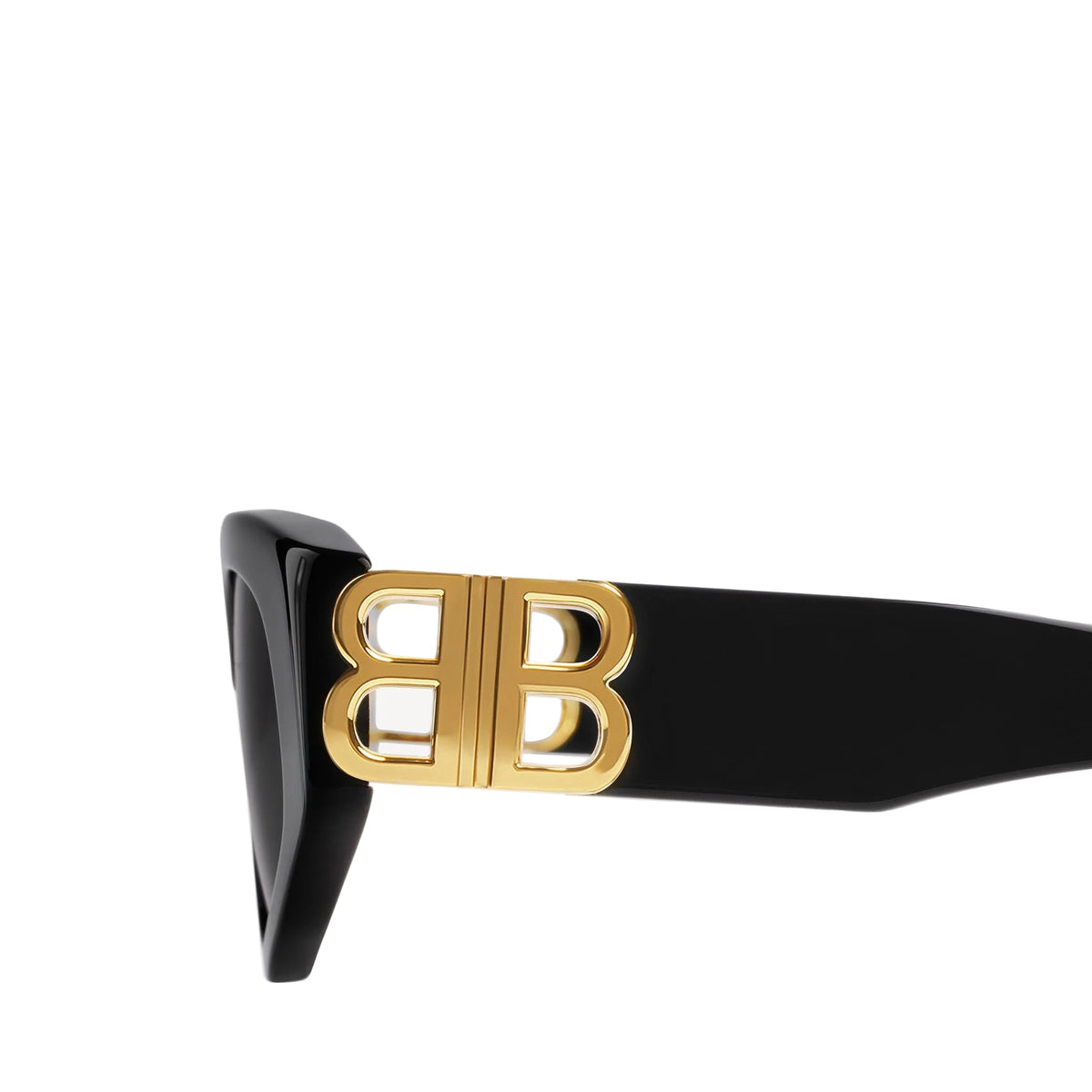 Balenciaga Women Dynasty D-Frame Black / Gold Sunglasses