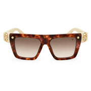 Philipp Plein SPP177 Unisex Shiny Powder Havana Sunglasses