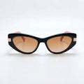  Chanel Women Angular Cat Eye Black & Pink Sunglasses 