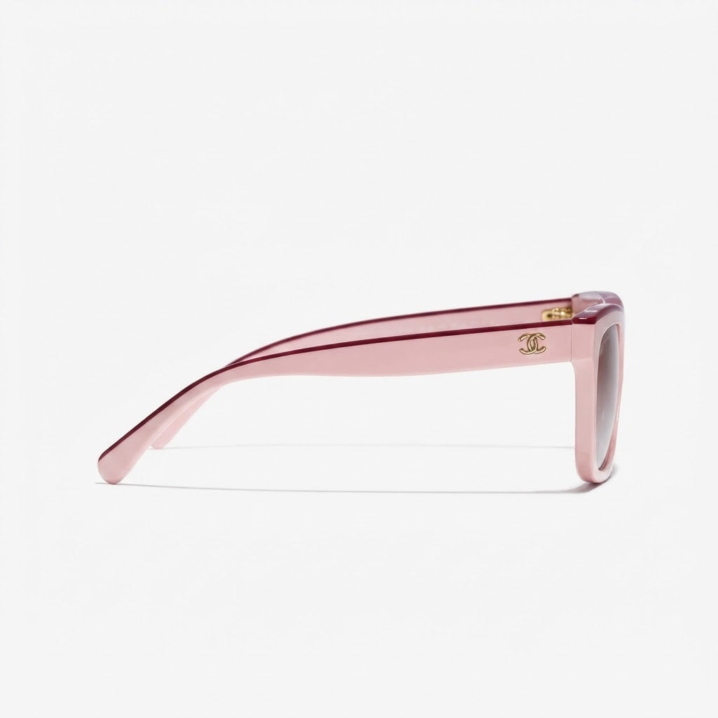 Chanel Women Pink Square Sunglasses