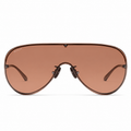Gucci Unisex Mask Frame Dark Brown Sunglasses