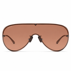 Gucci Unisex Mask Frame Dark Brown Sunglasses