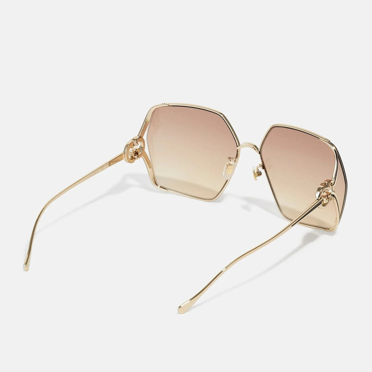 Louis Vuitton Women Square Frame Desert Brown Sunglasses