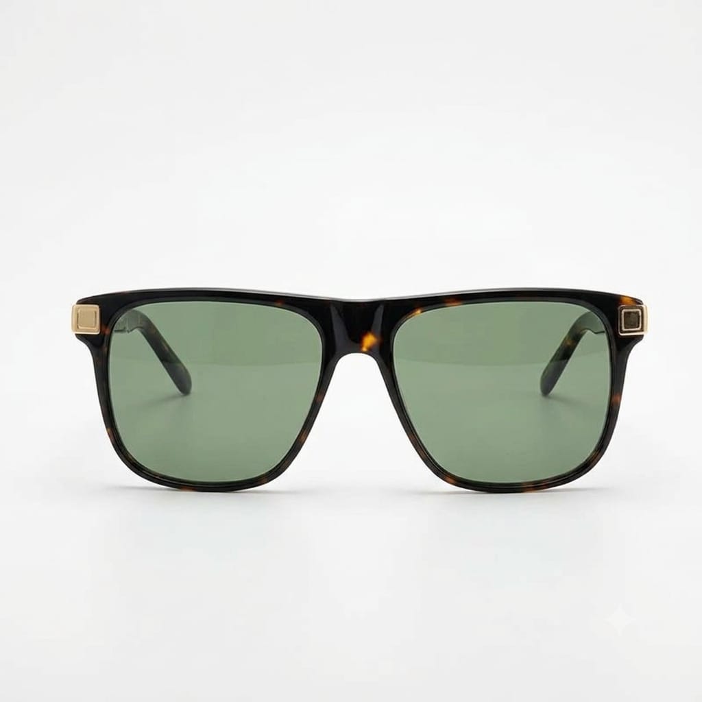 Louis Vuitton Men City Large Square Green Sunglasses