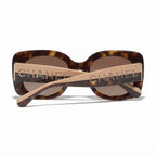 Chanel Women Square Brown  Sunglasses