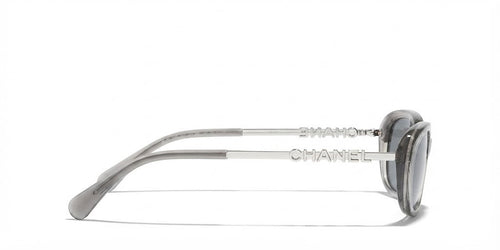 Chanel Women Oval Grey Sunglasses CH5565