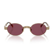 Miu Miu Envie Women MU B51S Oval Antiqued Copper / Violet Sunglasses 