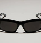 Gucci Men Rectangular Frame Black Sunglasses