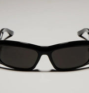 Gucci Men Rectangular Frame Black Sunglasses