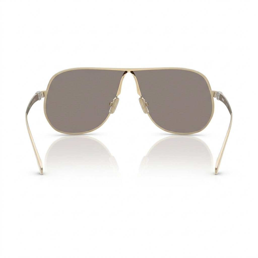 Miu Miu Women MU A56S Pilot Gold / Dark Grey Sunglasses