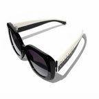 Chanel Women Square Black Gradient Sunglasses