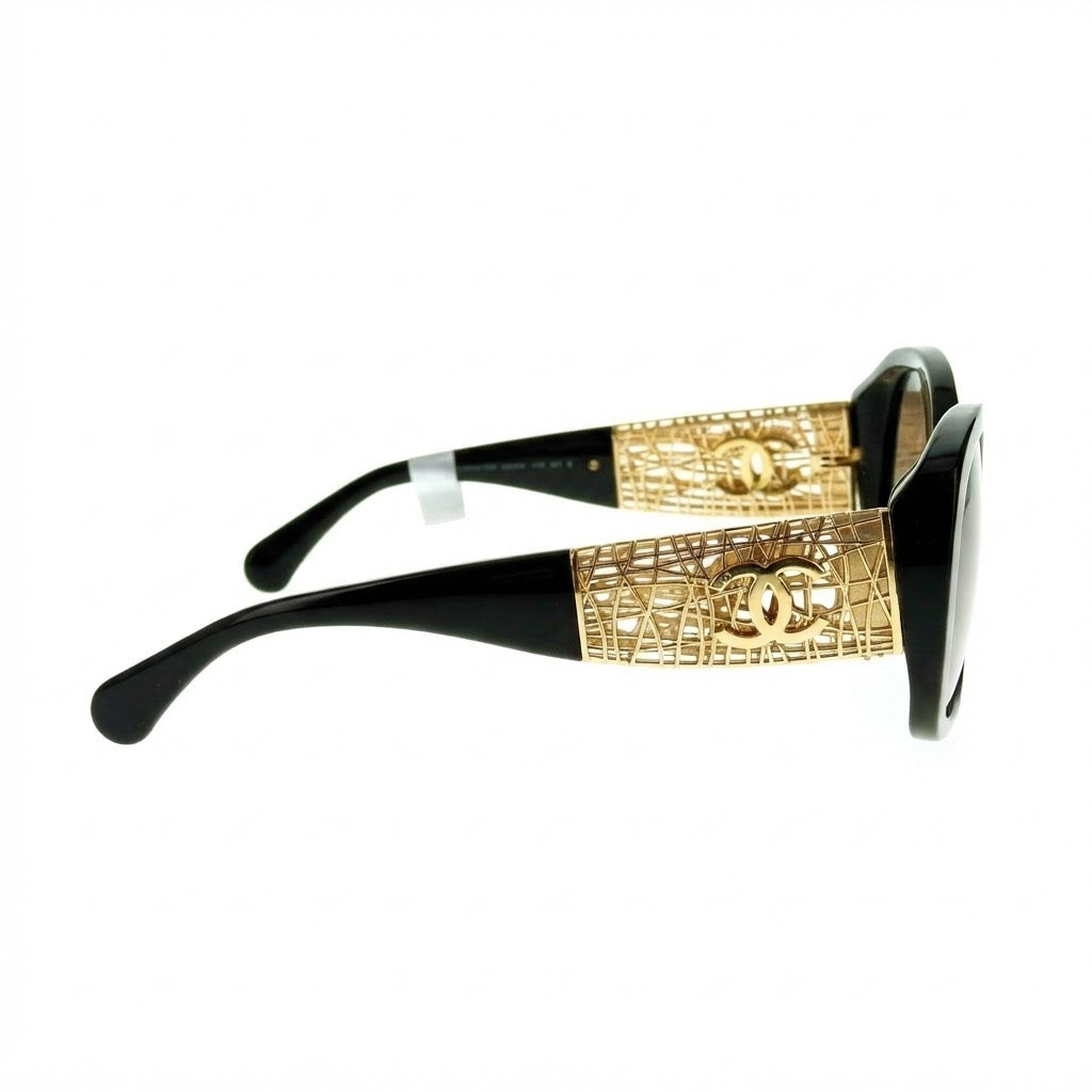 Chanel Women Butterfly Green Sunglasses