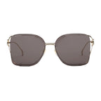 Gucci Women Square Frame Shiny Gold Sunglasses