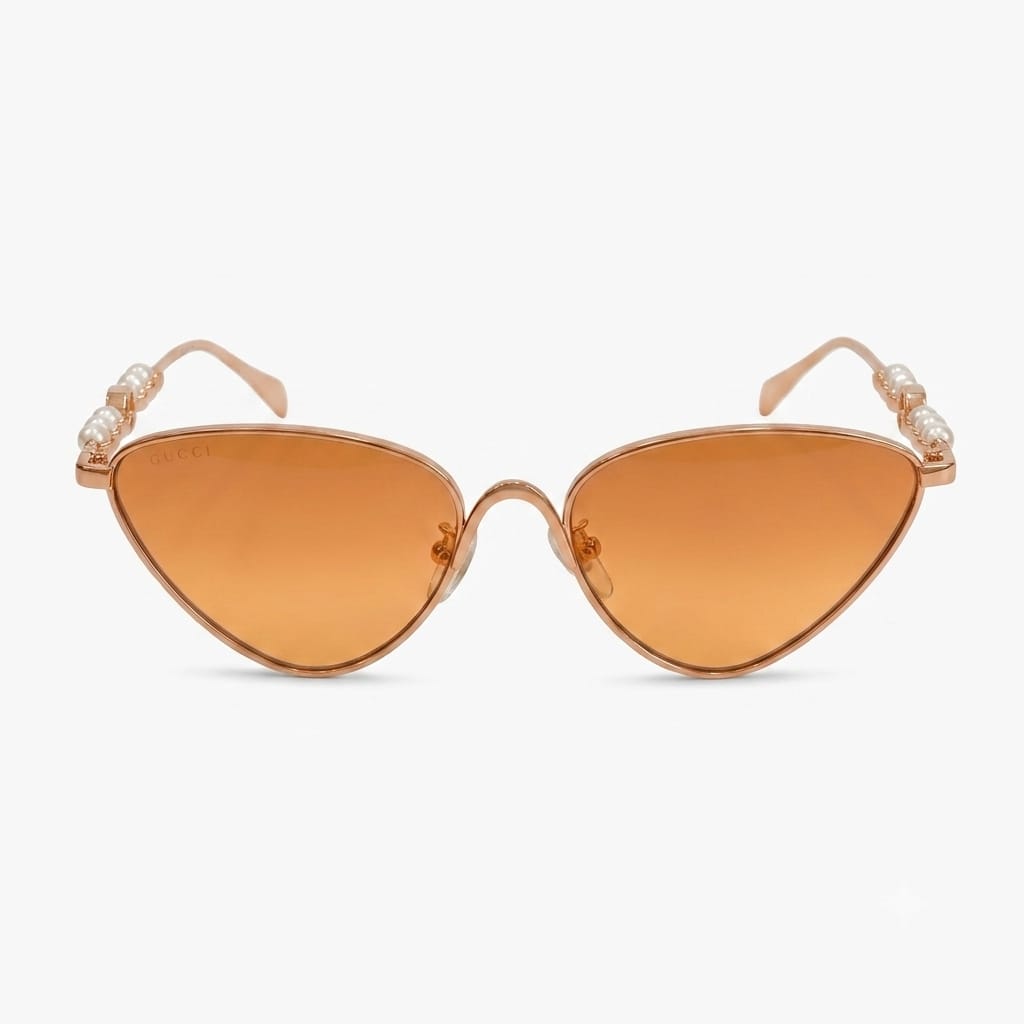 Gucci Women Perla Venere Cat-Eye Honey Sunglasses