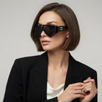 Chanel Women Eleanor Cat-Eye Black Sunglasses