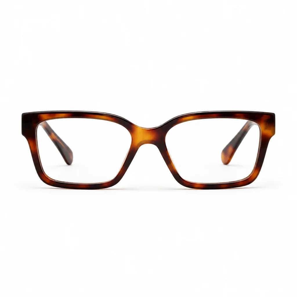 Chanel Women Rectangular Tortoise Optical Glasses