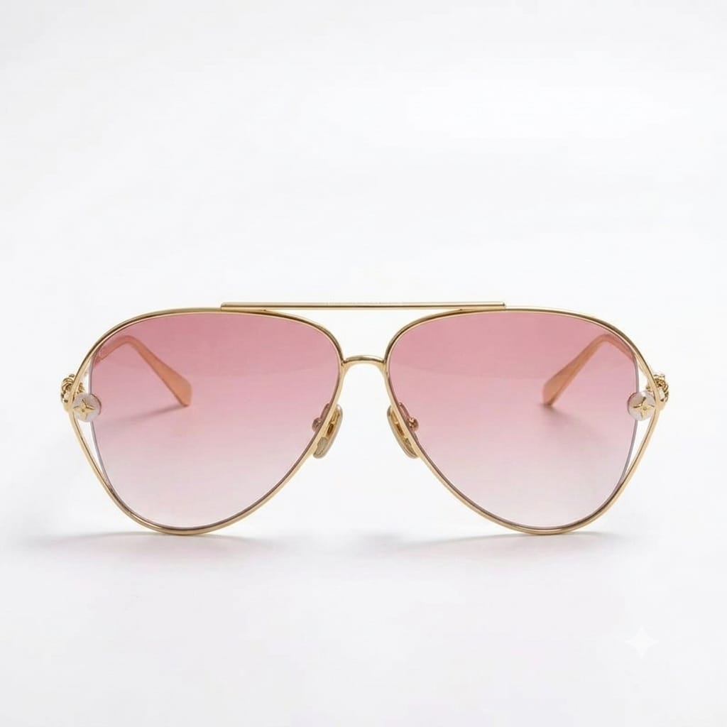 Louis Vuitton Women Pearl Twirl Pilot Sunglasses