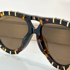 Chanel Women CH9207 Aviator Tortoise Frame Sunglasses