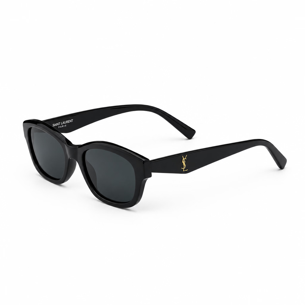 Saint Laurent Women SL M171/F 001 57 Black Square Sunglasses