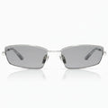 Gucci Unisex Rectangular Frame Gray Sunglasses