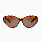 Gucci Women Cat Eye Frame Brown Tortoiseshell Sunglasses