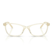 Miu Miu Women Transparent Yellow / Pale Gold Optical Glasses