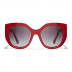 Chanel Women Butterfly Red Sunglasses