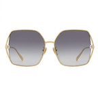 Louis Vuitton Women Square Frame Desert Grey Sunglasses