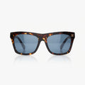 Chanel Women Square Acetate Tortoise & Black Sunglasses