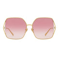 Louis Vuitton Women Square Frame Desert Pink Sunglasses