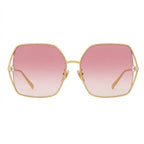 Louis Vuitton Women Square Frame Desert Pink Sunglasses