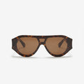 Chanel Unisex Shield Havana Brown Sunglasses