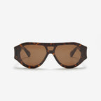 Chanel Unisex Shield Havana Brown Sunglasses