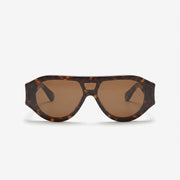 Chanel Unisex Shield Havana Brown Sunglasses