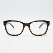 Saint Laurent Women SL M40 Monogram Gold YSL Hinge Havana Optical Eyeglasses