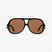 Louis Vuitton Women Aura Flower Square Pilot Sunglasses
