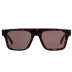 Gucci Men Square Frame Brown Tortoiseshell Sunglasses