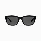 Gucci Men Rectangular Polish Black Sunglasses