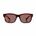 Gucci Men Rectangular Frame Tortoise Sunglasses