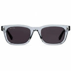 Gucci Men Rectangular Frame Transparent Grey Sunglasses