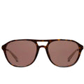 Gucci Men Specialized-fit Navigator Brown Tortoiseshell Sunglasses