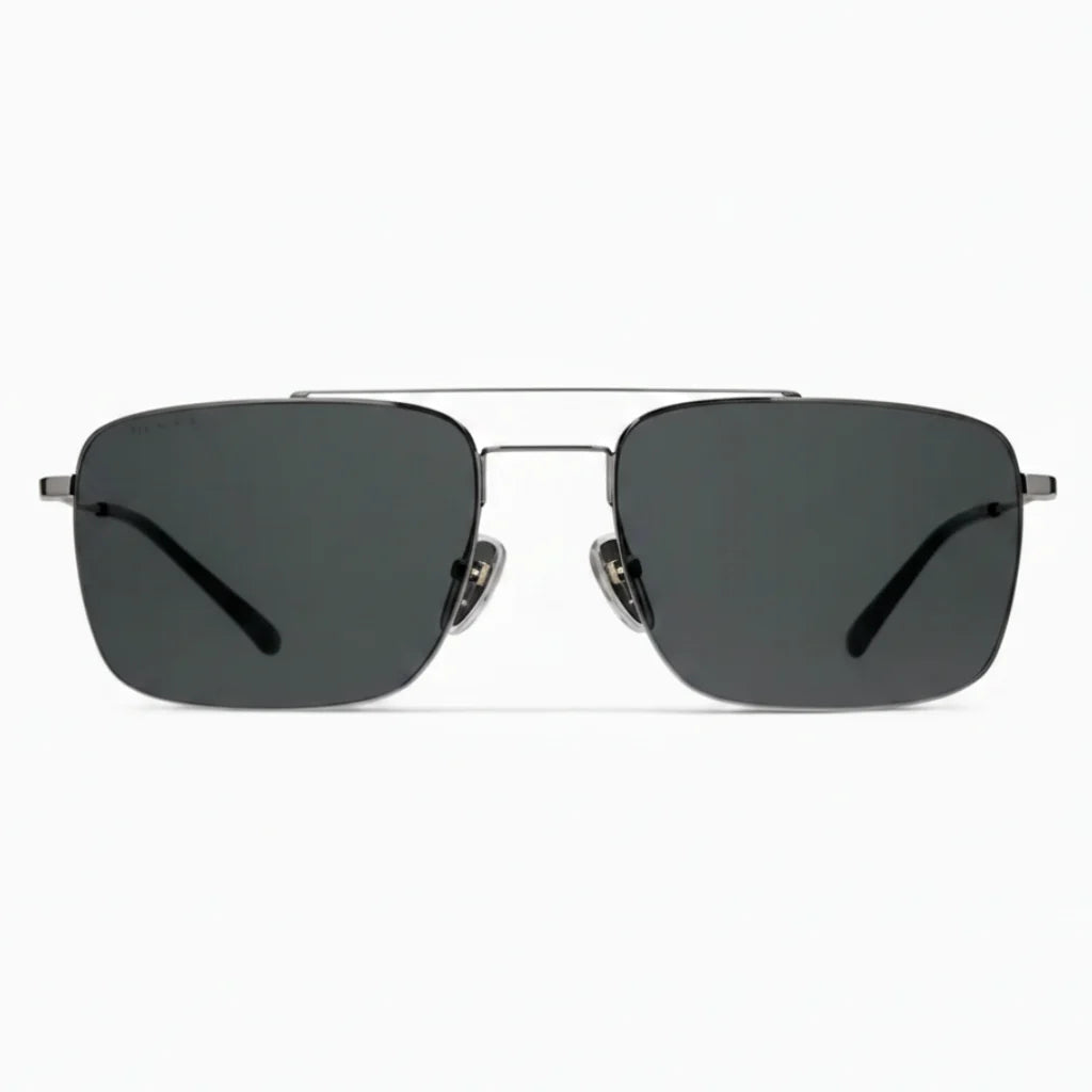 Gucci Men Specialized-fit Navigator Silver Sunglasses