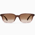 Gucci Women Rectangular Frame Brown Gradient Sunglasses