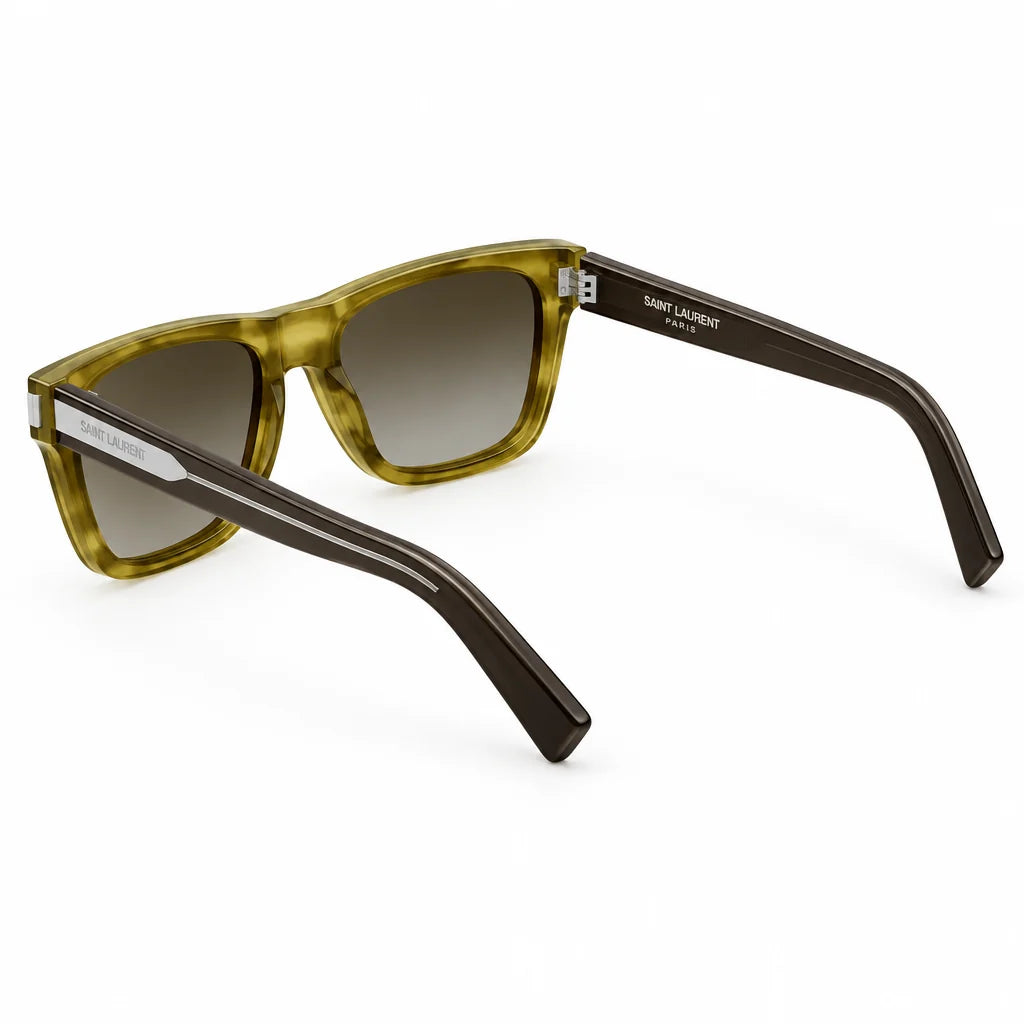 Saint Laurent Men SL 619 005 Havana Sunglasses