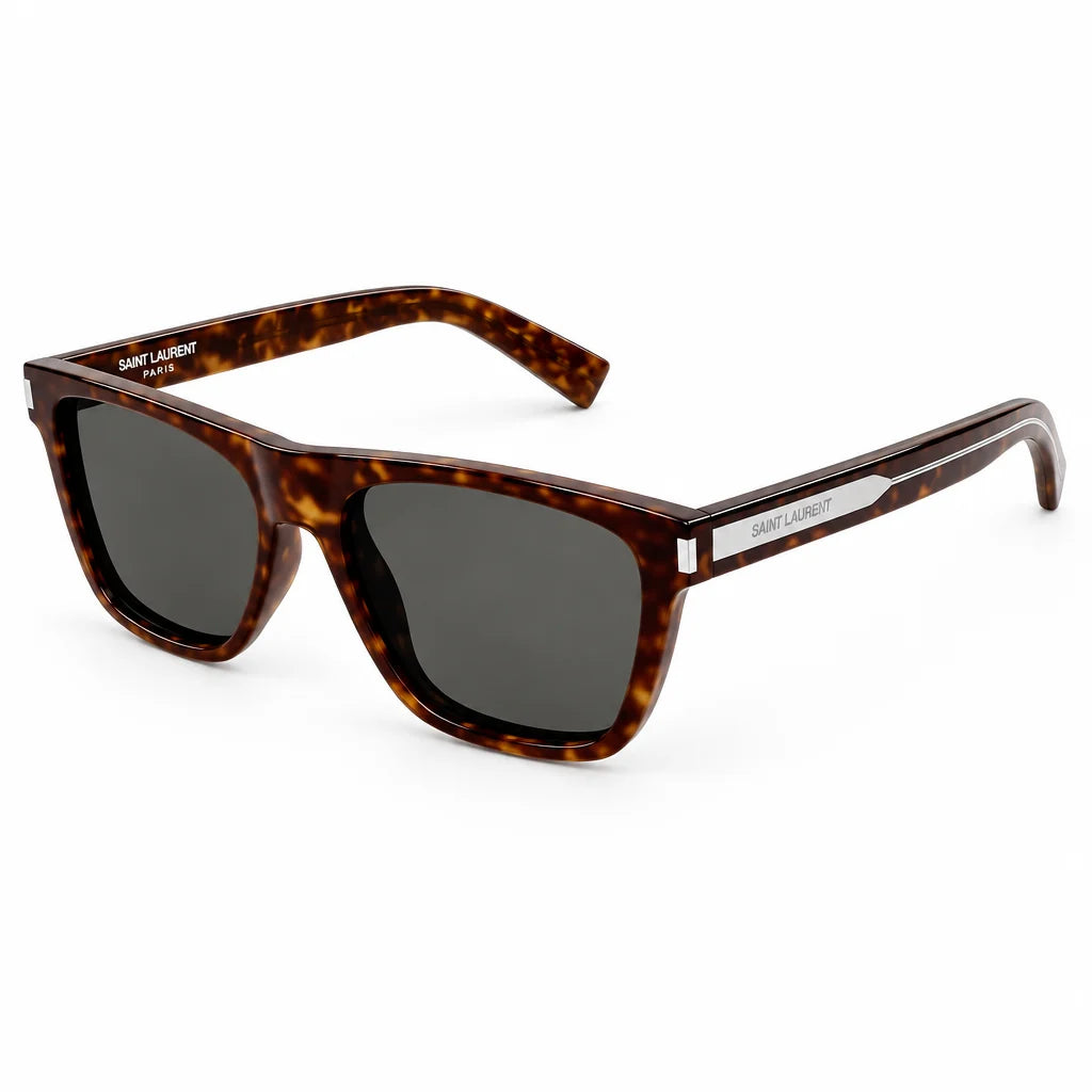 Saint Laurent Men SL 619 002 Dark Havana Sunglasses