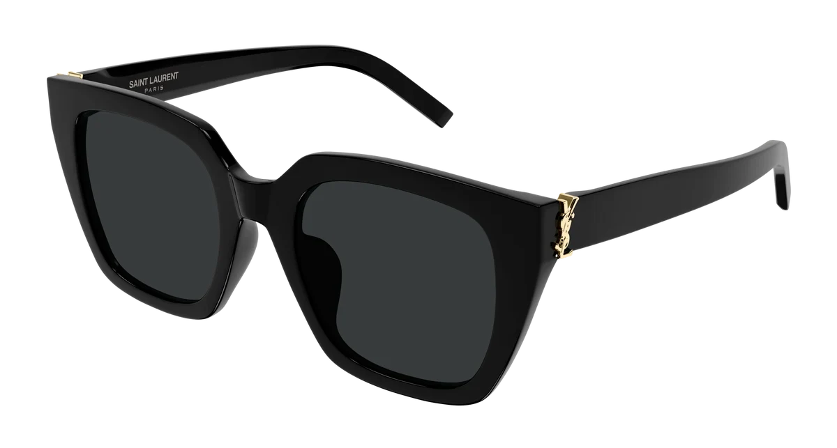 Saint Laurent SL M143 Women Cat-Eye Black Sunglasses