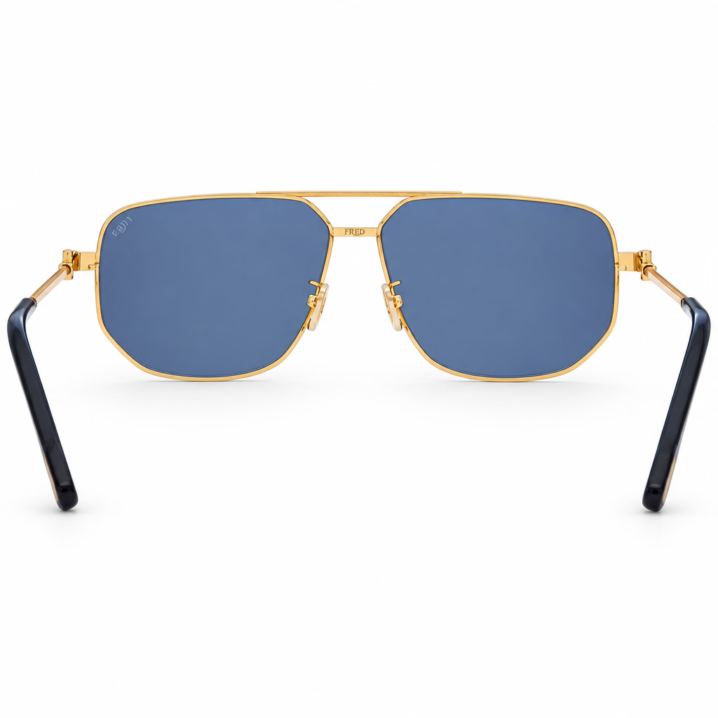 FRED Force 10  Unisex Luxury Aviator Grey Sunglasses