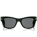 Tom Ford Men Sqaure Frame Black Horn Sunglasses